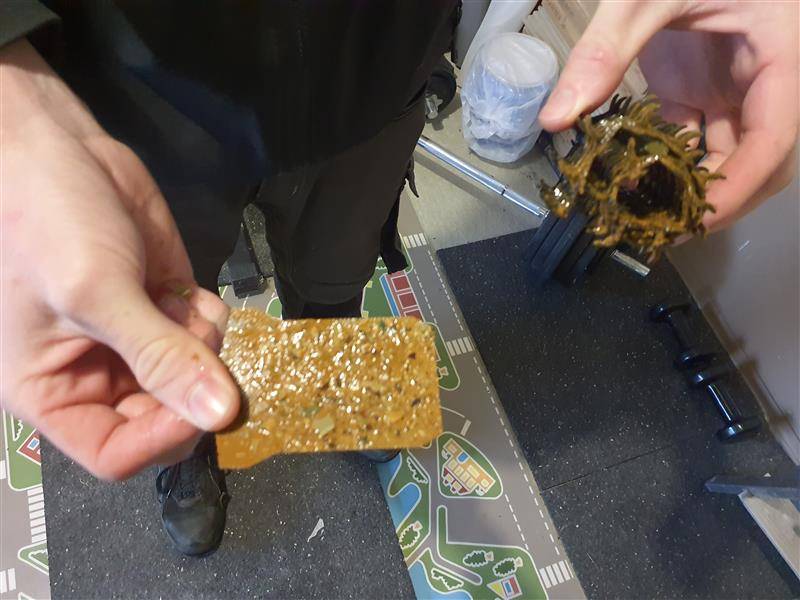 Pot à boue très obstrué